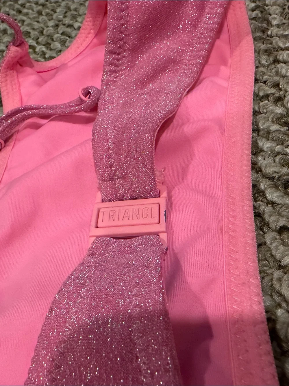 Triangl Sparkle Pink Bikini Set!